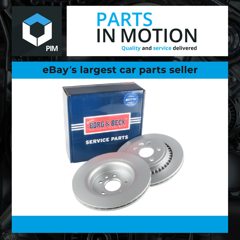 2x Brake Discs Pair Vented fits VOLVO XC60 Mk1 2.0 Rear 09 to 17 302mm Set B&B