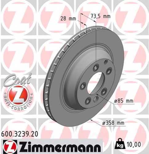 LORDCO – ZIMMERMAN 600323920 Disc Brake Rotor