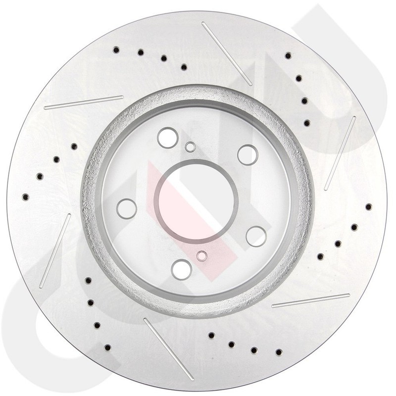 For IS250 Toyota Avalon Camry Sienna Solara Front Drilled & Slotted Brake Rotors gallery
