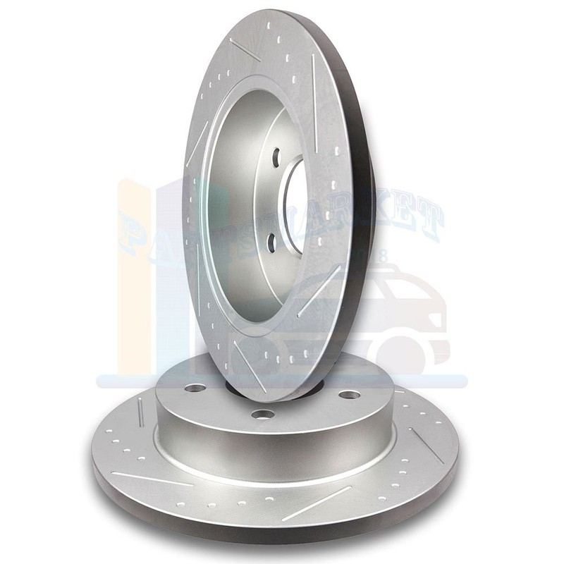 2X Rear Discs Brake Rotors For 1994 1995 1996 -2004 Ford Mustang G3000 Casting