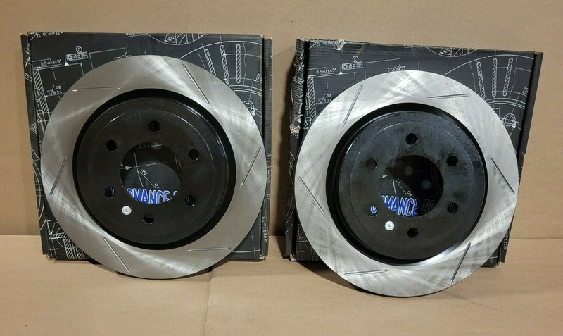 Brand New LEFT & RIGHT REAR StopTech Sport Slotted Rotors Fit 2018-2020 F150