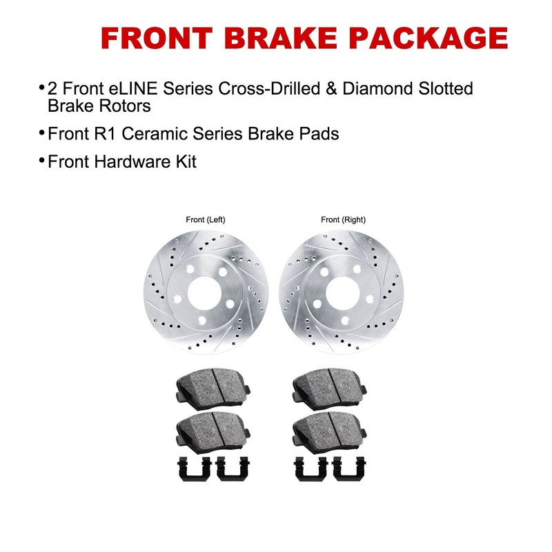 R1 Concepts Wgwh1 54020 R1 E Line Series Brake Rotor D S Silver W gallery