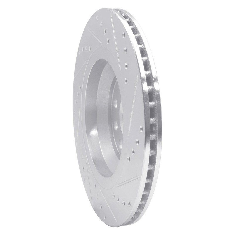 For Volkswagen Passat 06-09 Brake Rotor DFC Premium Drilled & Slotted Rear gallery