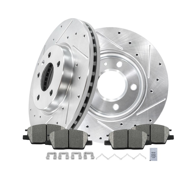 11.81" Front Disc Brake Rotors & Ceramic Brake Pads for BUICK REGAL SPORTBACK gallery