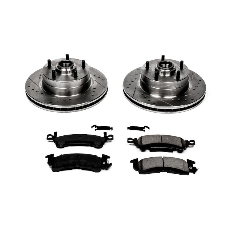 K2579 Powerstop 2-Wheel Set Brake Disc and Pad Kits Front for Chevy Olds Cutlass gallery