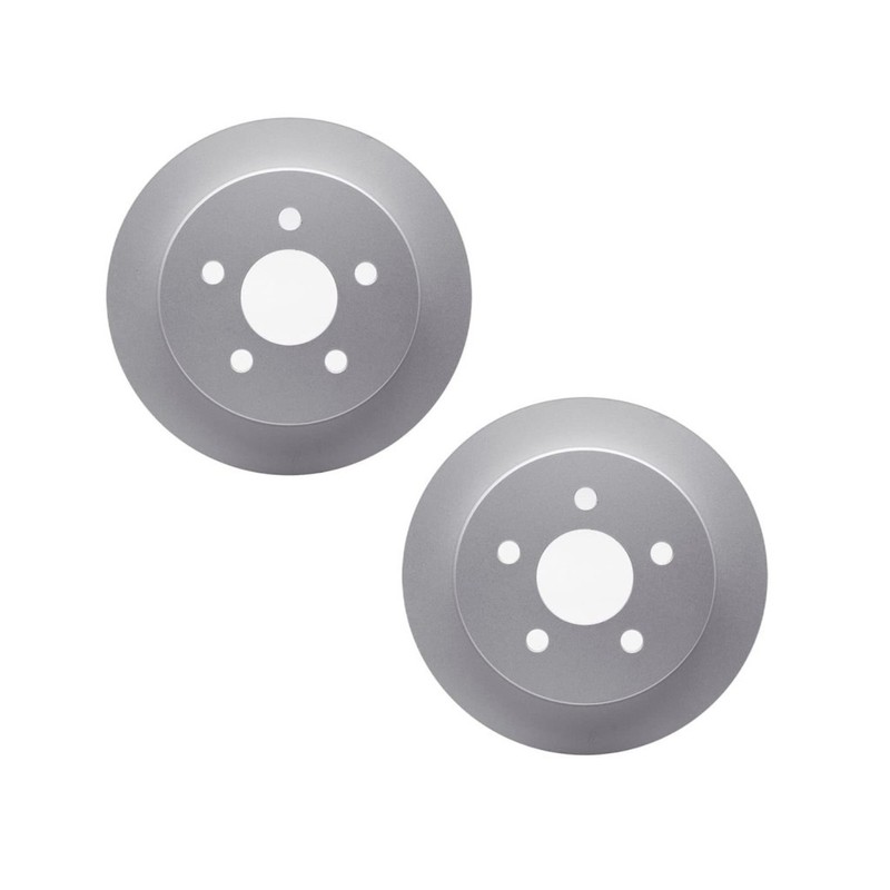 For Pontiac Grand Prix 1997-2003 Brake Rotor Set | Rear | Cast Iron Vented Plain gallery