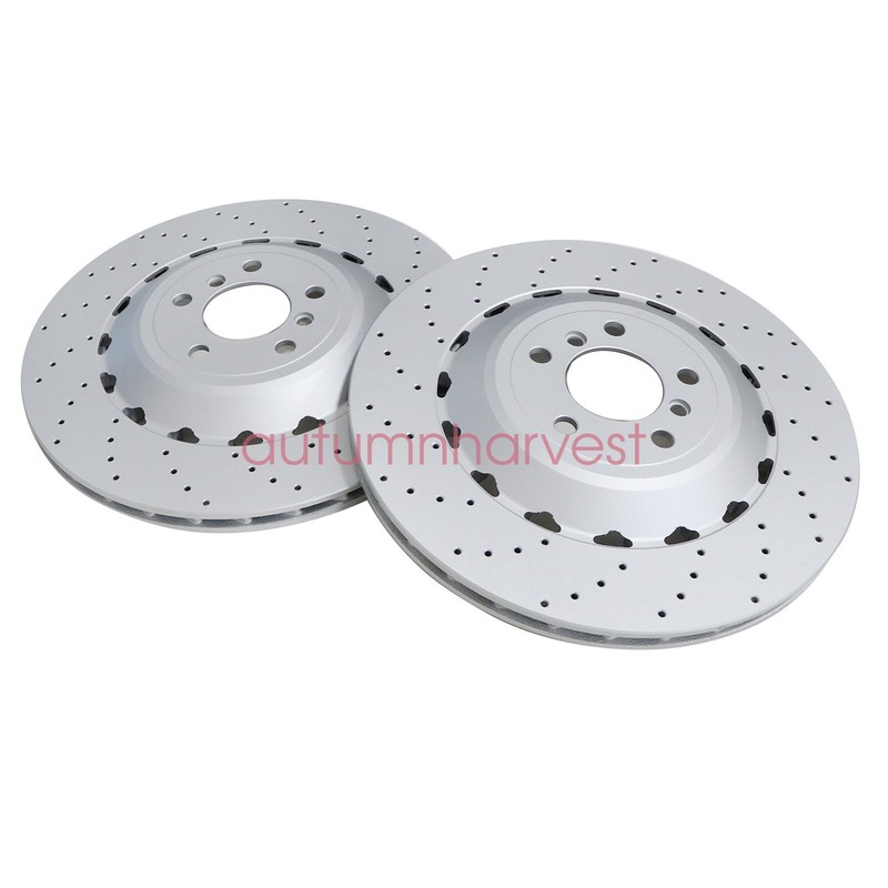 Pair Disc Brake Rotor 34212284103 34212284104 For BMW F06 F10 F12 M5 M6 gallery