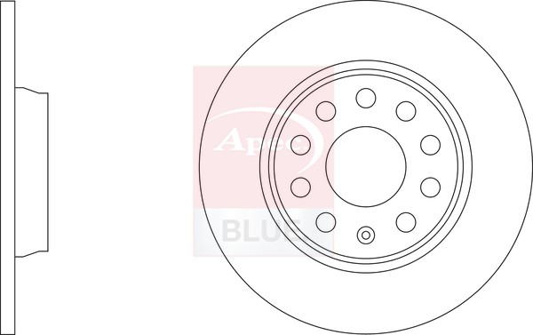 2x Brake Discs Pair Solid fits SKODA OCTAVIA Mk4 1.0 Rear 2020 on DLAA 272mm Set gallery