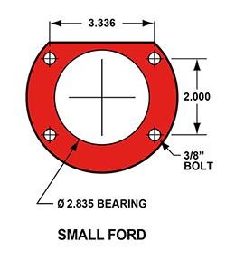 Wilwood Disc Brake Caliper / Rotor / Pad Kit - KIT,REAR,DISC/DRUM,DP-DB,SMALL Fi gallery
