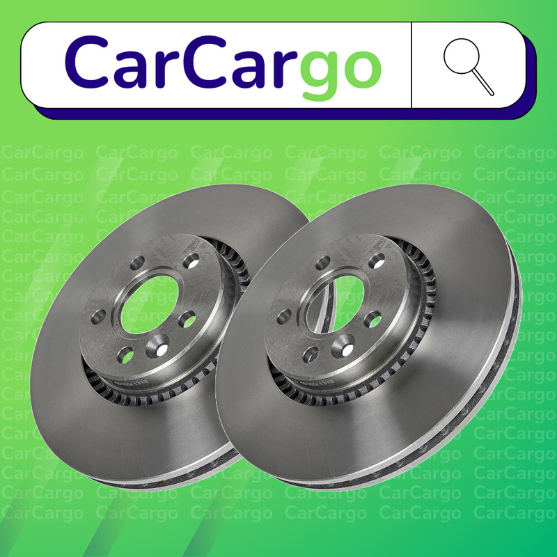 Premium Vented Front Brake Discs Ford S-Max 2.2 TDCi 2008-2014 316 mm