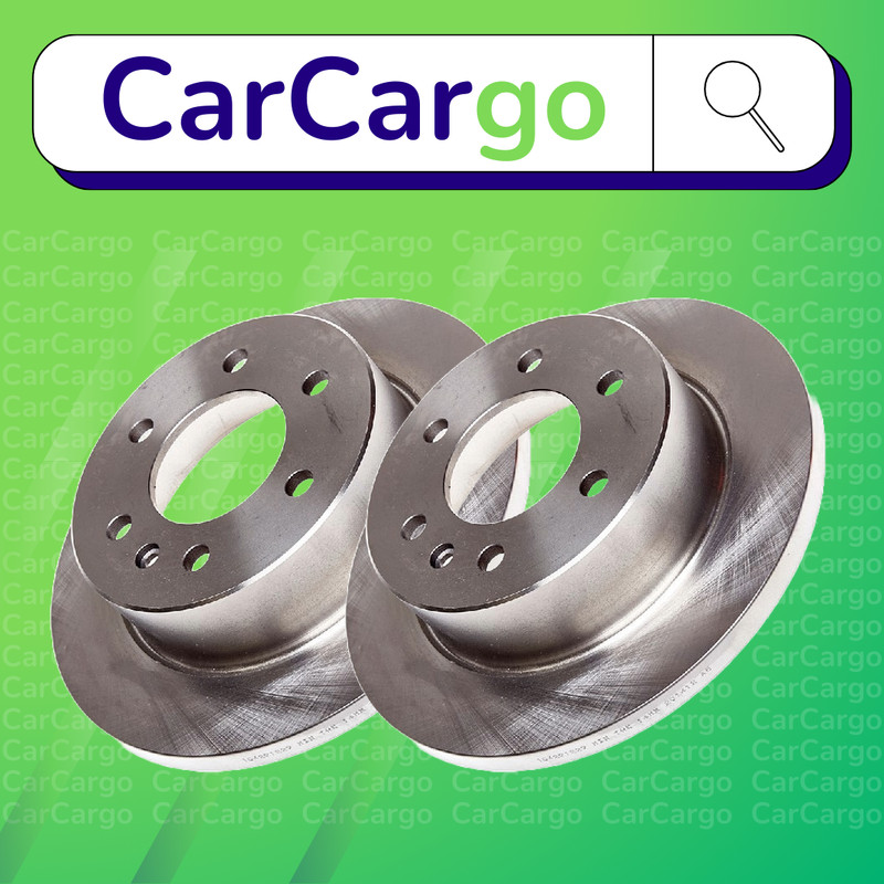 Solid Rear Brake Discs Mercedes Sprinter 3.5-T 317 CDi 2021-2024 298 mm