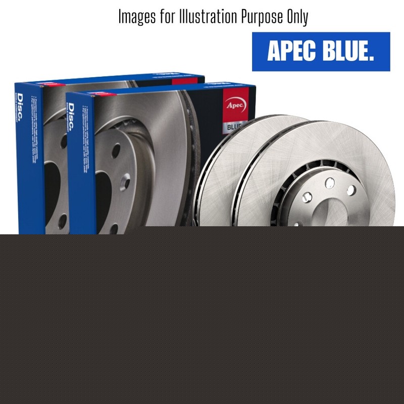 Brake Discs Pair Front FOR BMW E46 1.9 316i 318Ci 318i 97->02 Petrol Blue