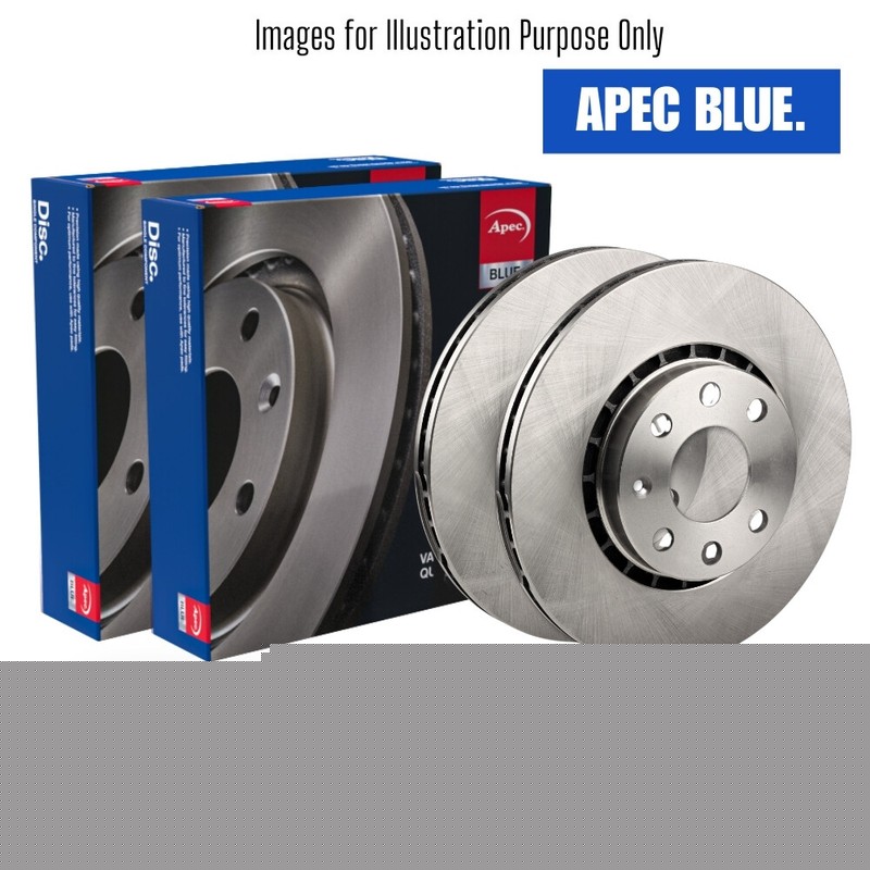 Brake Discs Pair Front FOR MAZDA MX-5 NA 1.8 93->98 Petrol Blue