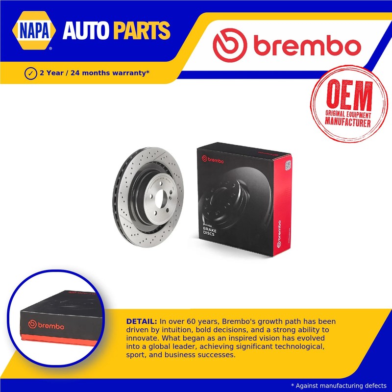 2x Brake Discs Pair Vented fits MERCEDES C63 AMG C204 6.2 Rear 2011 on M156.985