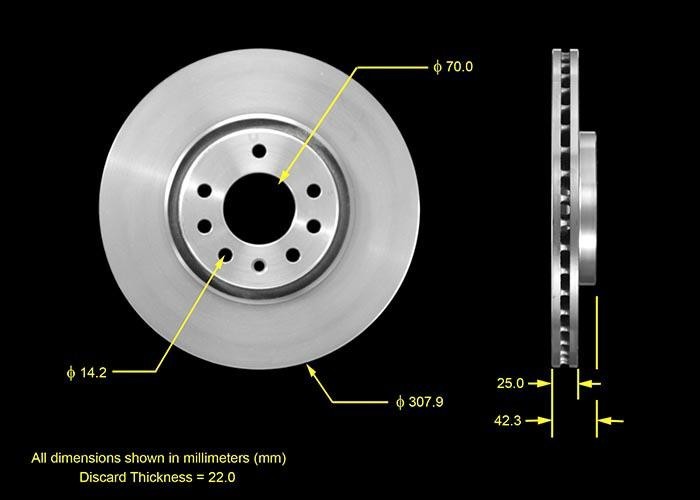 Bendix Friction Front Disc Brake Rotor for 9-5, Astra, 9-3 (PRT5556)