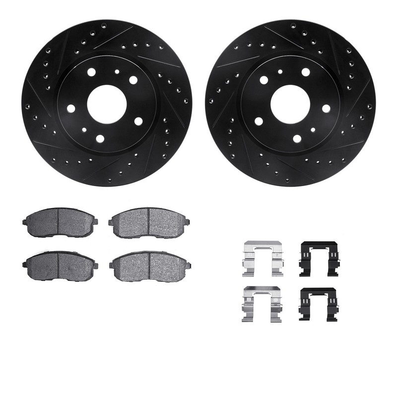Dynamite Friction Disc Brake Kit for Suzuki SX4, SX4 Crossover 8512-01005