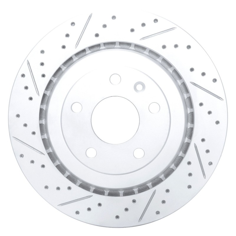 For Chevy Corvette 14-19 DFC Drilled & Slotted Rear Driver Side Brake Rotor