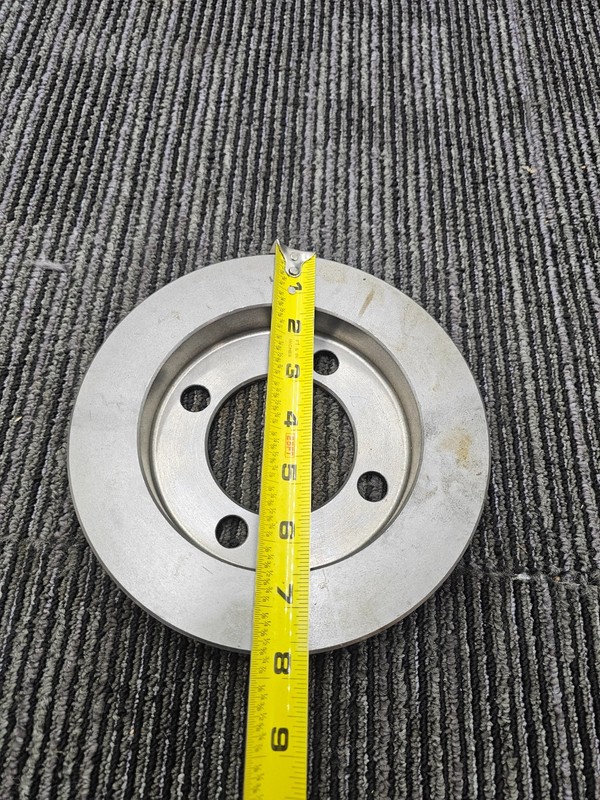 Disc Brake Rotor Replacement 7-5/8" Diameter 4 Hole Round Heavy Duty gallery