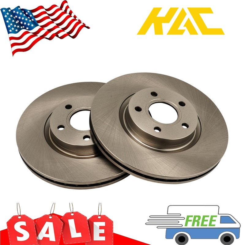 Front 34364 Brake Rotors for 05-11 Volvo S40 13-17 Ford C-Max