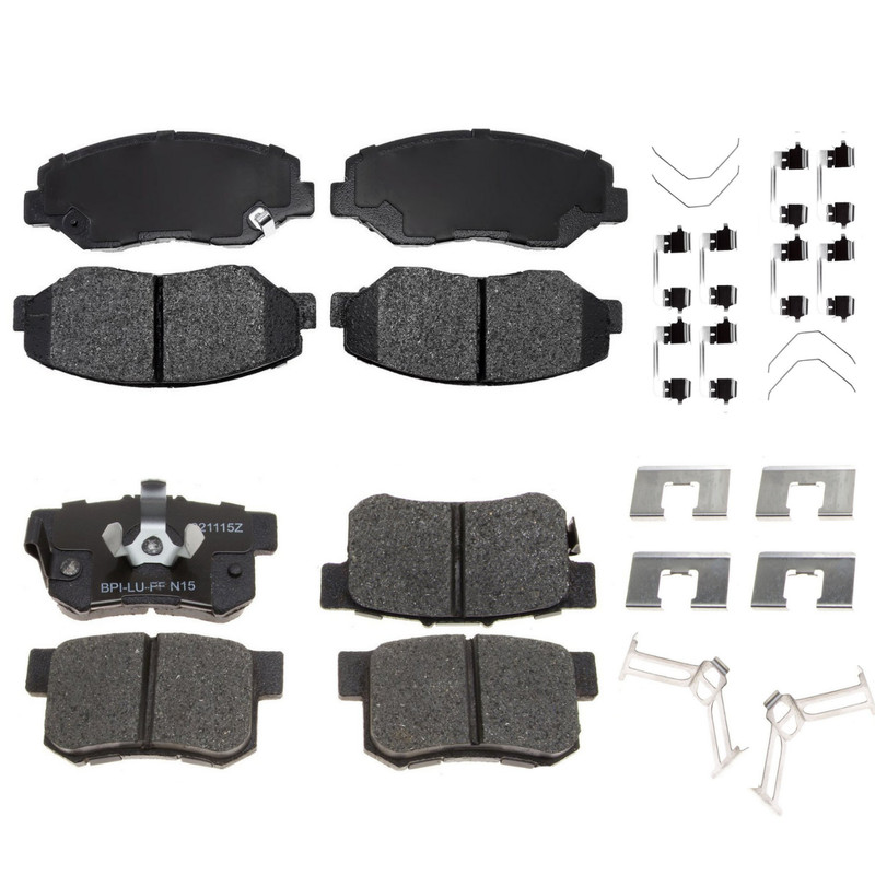 New OE Front & Rear Ceramic Brake Pads Kit For 2011-2016 Honda CR-V, 12 Yr Warr. gallery