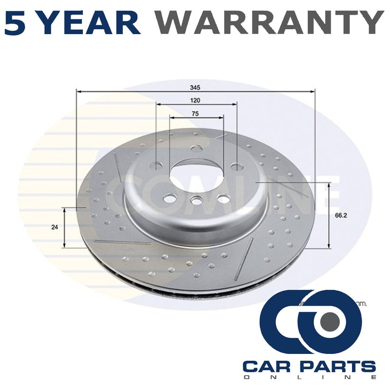 Brake Disc Rear CPO Fits BMW 3 Series 2011- 4 Series 2013- #3 34206797600