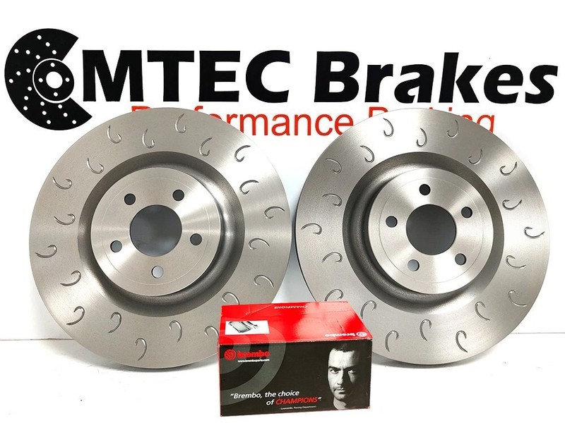 Mitsubishi Lancer Evo X 10 Rear Mtec Sport Brake Discs C-Hook Brakes 330mm