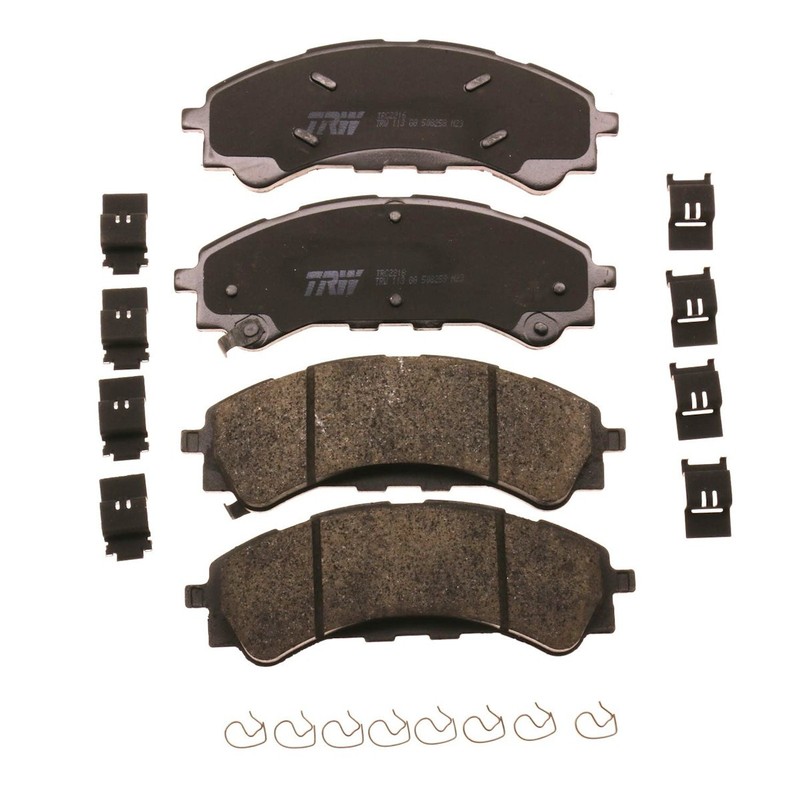 TRC2216 TRW 2-Wheel Set Brake Pad Sets Front for Ford Bronco Ranger 2019-2023