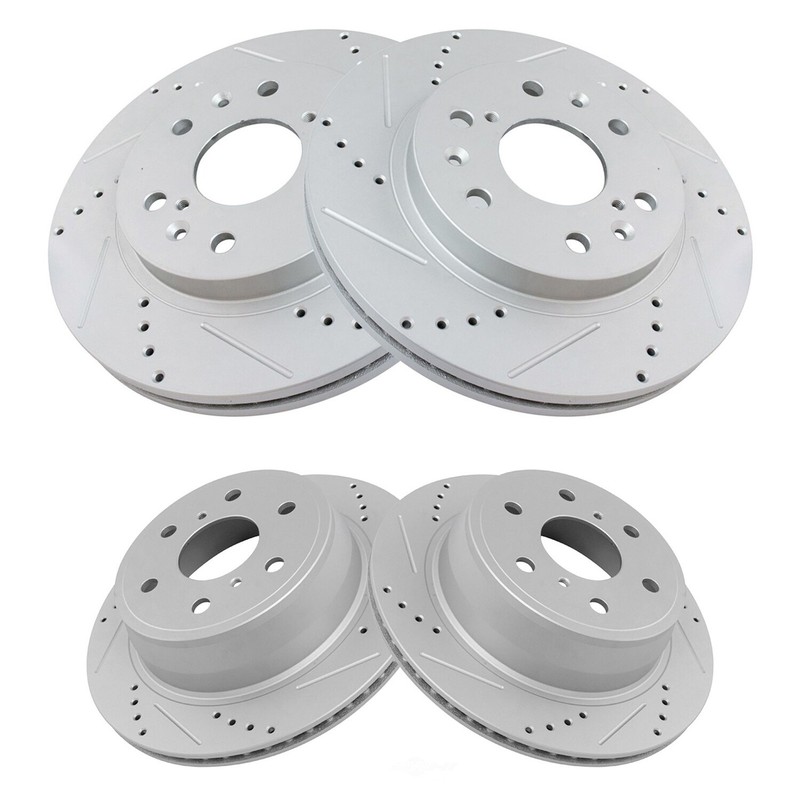 Disc Brake Rotor Set-Performance Performance 4 Piece Brake Rotor Set TRQ