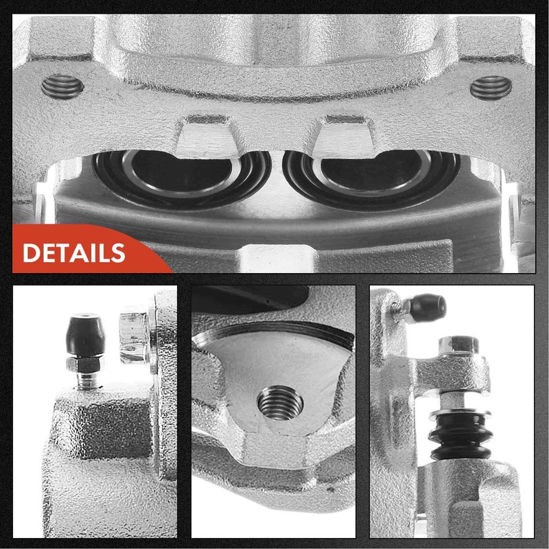 A-Premium Pair Front Brake Rotor & Ceramic Pads+ Brake Calipers for Cadillac CTS gallery