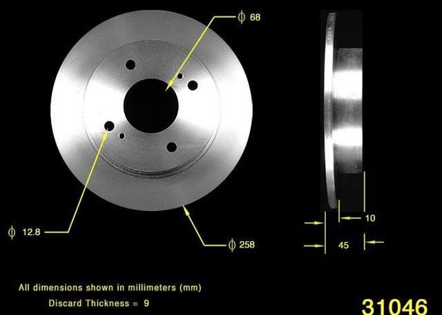 Bendix Premium Drum And Rotor Disc Brake Rotor P N Prt1707 gallery