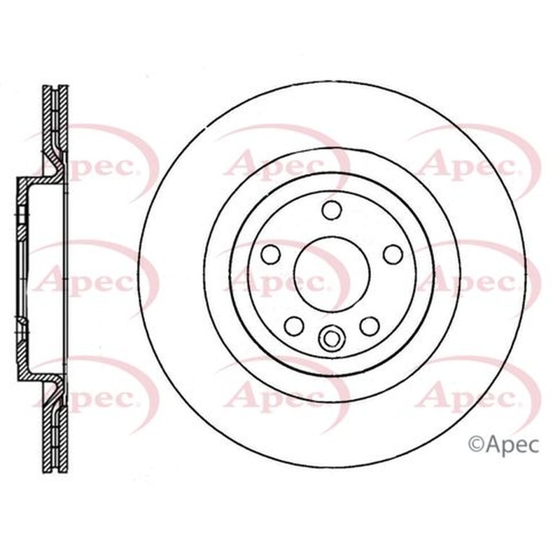 Apec Front Brake Disc DSK3404 – OE High Quality Precision Engineered Part