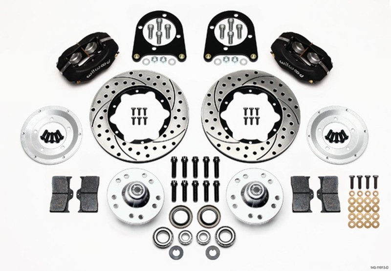 Wilwood Brakes 140 11013 D Brake Kit Front Early Fits For Ford 37 48 Fdli