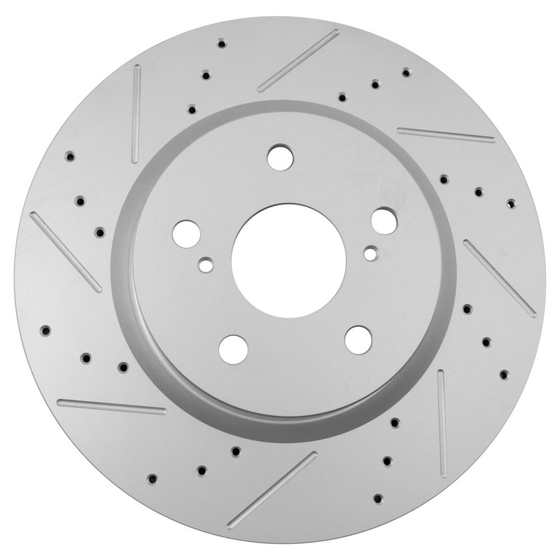 For Toyota Camry 18-22 Disc Brake Rotors Performance Cross Drilled & Slotted gallery