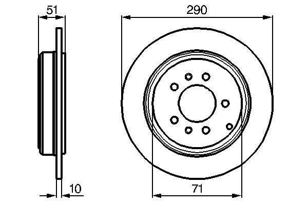 Bosch 0 986 478 733 brake disc for Peugeot gallery