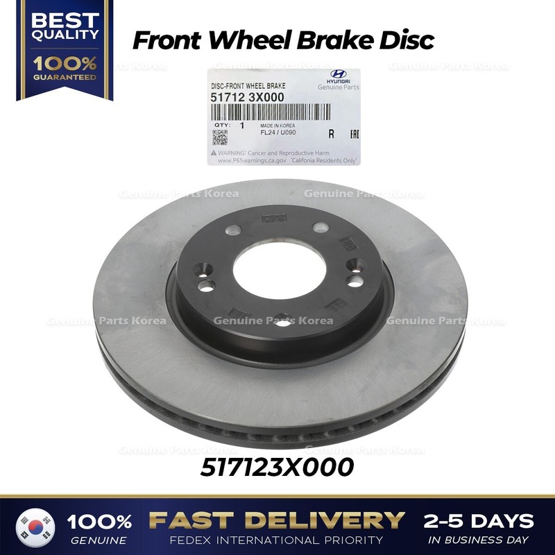 ⭐Genuine⭐ Front Wheel Brake Disc 517123X000 for Hyundai Elantra Kia Seltos gallery