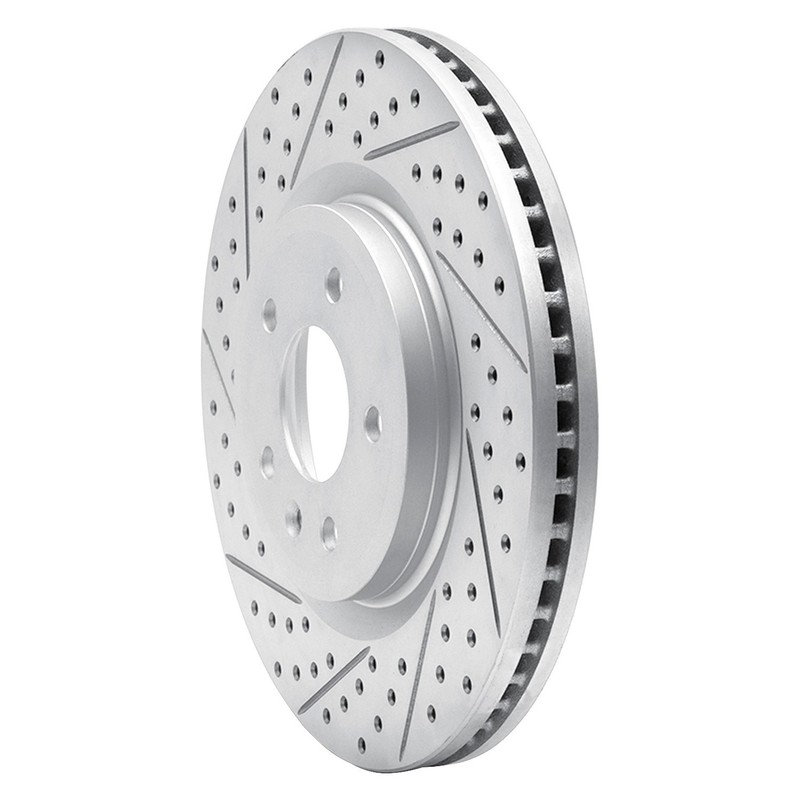 For Ford Explorer 11-19 DFC Drilled & Slotted Front Driver Side Brake Rotor gallery
