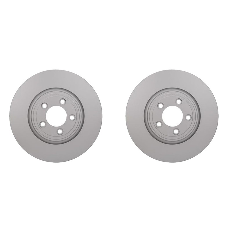 Hella Pair Set of Front 326mm Disc Brake Rotors For S-Type Vanden Plas XF XJ8 XK