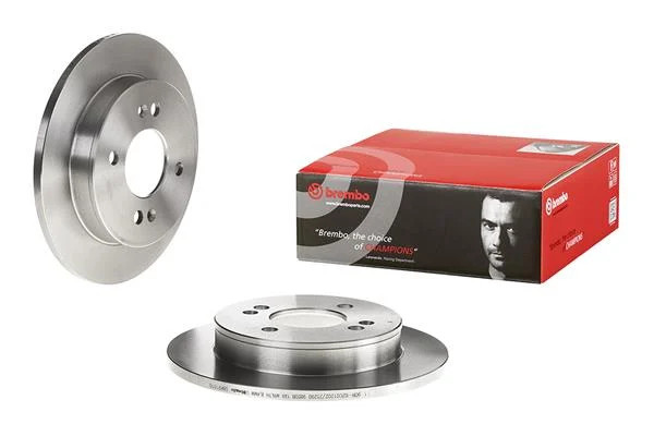 2x Brake Discs Pair Solid fits KIA PICANTO JA, TA 1.2 Rear 2011 on 234mm Set New gallery