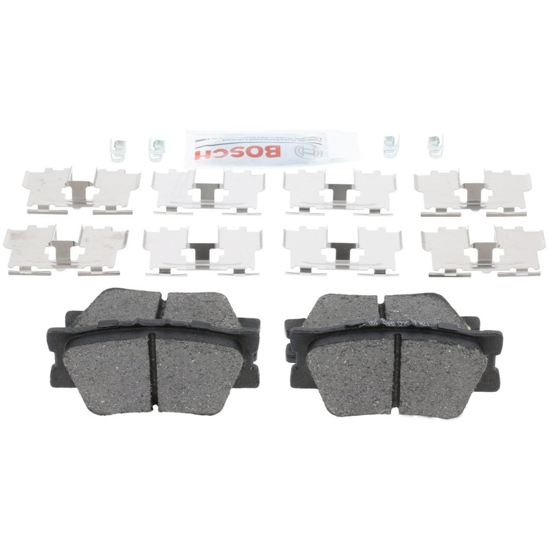 Bosch OEM Front & Rear Ceramic Brake Pads Kit For 2013-2018 Lexus ES300H gallery