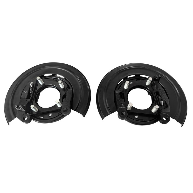 Rear Left & Right Loaded Brake Backing Plate For 2005-2012 Ford F250 F350 F450 gallery