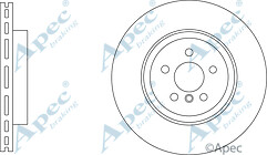 Coated Brake Disc Front Axle To Fit BMW 3 18->, 5 16->20, 6 17->20, 7 16->19, X3