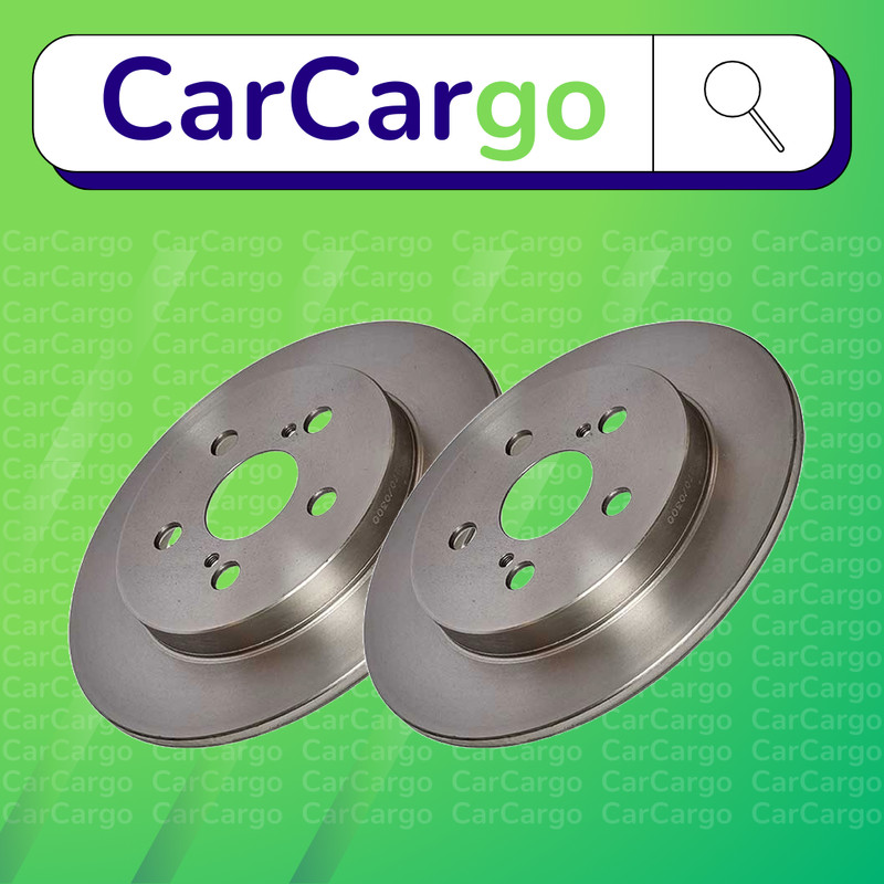 Solid Rear Brake Discs Prius PHV 1.8 Plug-in Hybrid 2016-2022 259 mm