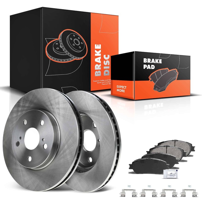 Disc Brake Rotors & Brake Pads for Toyota Camry Sienna Solara Lexus ES300 Front