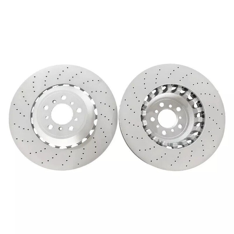 4X Front & Rear Vented & Drilled Brake Disc Rotors For BMW M5 M6 F06 F10 F12 F13 gallery