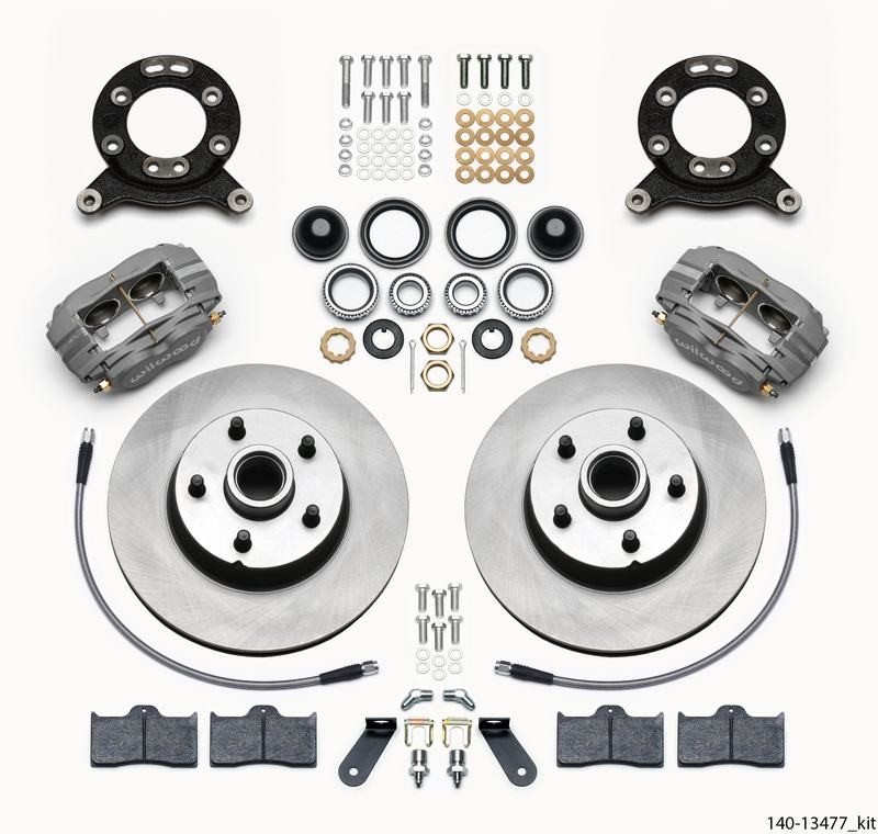 Wilwood Disc Brake Caliper / Rotor / Pad Kit – KIT,FRONT,MUSTANG,70-73,11.30 HUB