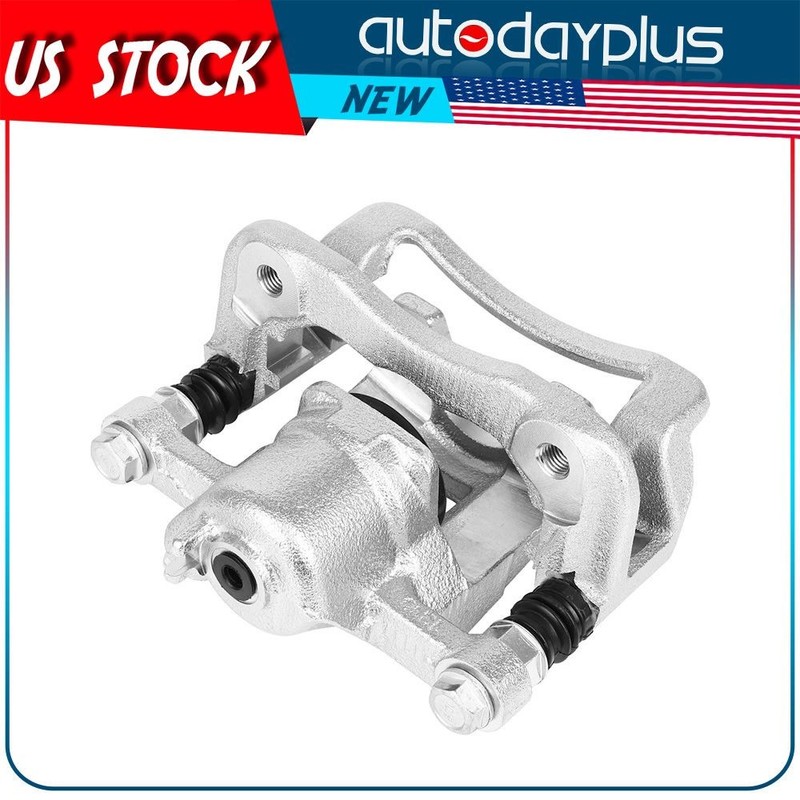 Pair Rear Brake Calipers w/ Bracket For 2008 2009 2010 Hyundai Sonata l4 2.4L gallery
