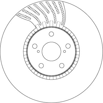 TRW DF4855S Brake Disc for Lexus gallery