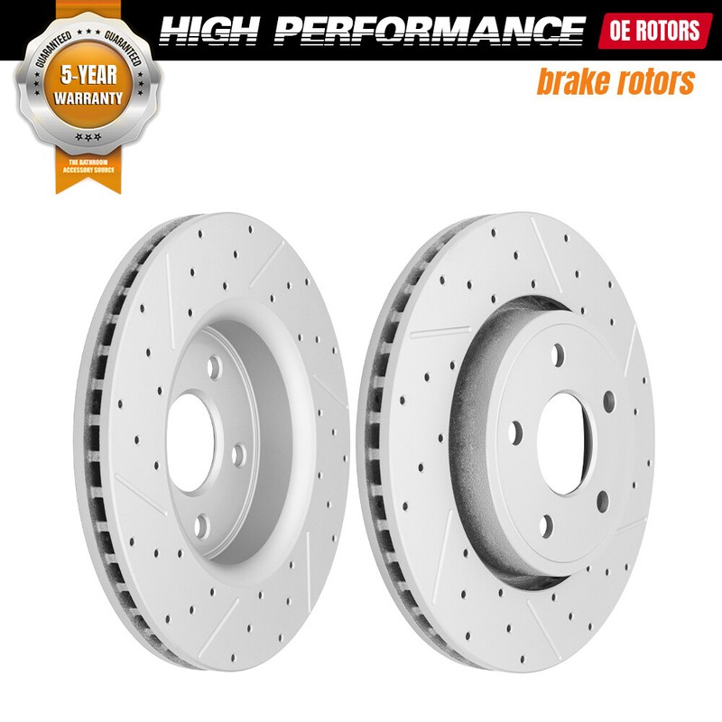 Front Brake Rotors for 2005 2006 2007 2008 2009 2010 GRAND CHEROKEE COMMANDER