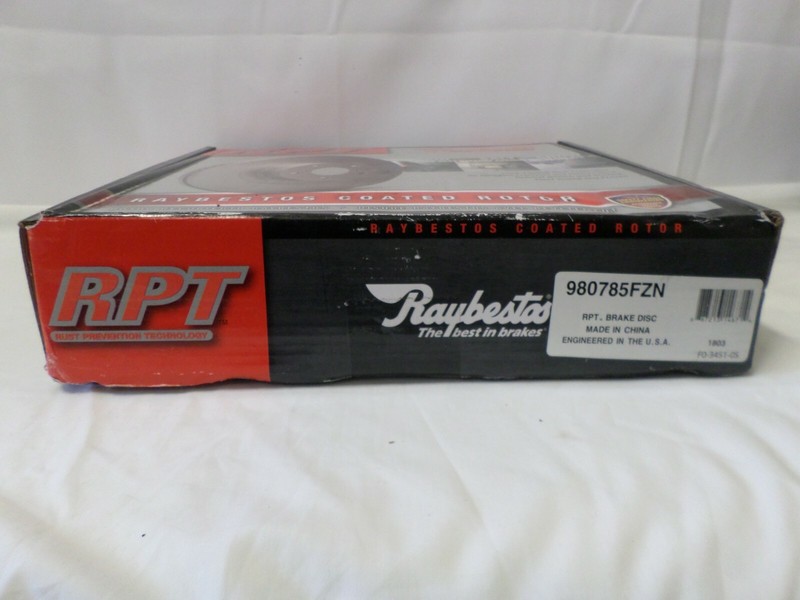 Raybestos Coated Rotor Brake Disc Rust Prevention Technology #980785FZN NIB gallery