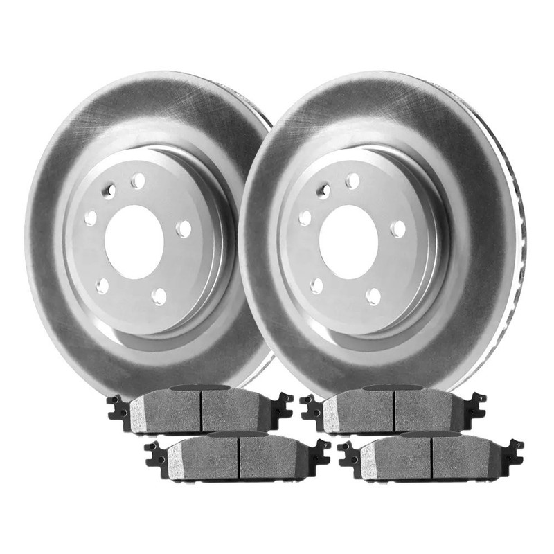 Front Brake Rotors & Pads for 2013-2019 Ford Police Interceptor Sedan